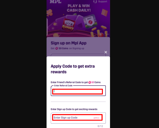 MPL Sign Up MPL Sign Up